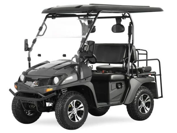 TrailMaster Taurus 450-GX Long Roof 4-Seat UTV/Golf Cart, 4X4 Side-by-Side with High/Low Gear, Rear Seat Converts to Cargo Area - Image 2