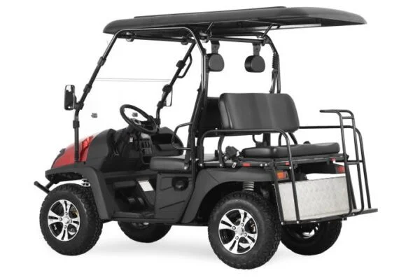 TrailMaster Taurus 450-GX Long Roof 4-Seat UTV/Golf Cart, 4X4 Side-by-Side with High/Low Gear, Rear Seat Converts to Cargo Area - Image 4