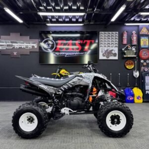 The 2008 Yamaha Raptor 350 is a dependable mid-range sport ATV that offers a mix of comfort, control, and light performance, perfect for trail riders and casual off-road use.