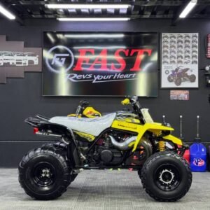 The Yamaha Banshee 350 is one of the most iconic sport ATVs ever built, known for its raw power, aggressive acceleration, and unmistakable 2-stroke sound. Designed for thrill-seekers and experienced riders, the Banshee delivers unmatched performance on trails, sand dunes, and open terrain. This quad is a true classic—fast, lightweight, and built for riders who want real excitement.